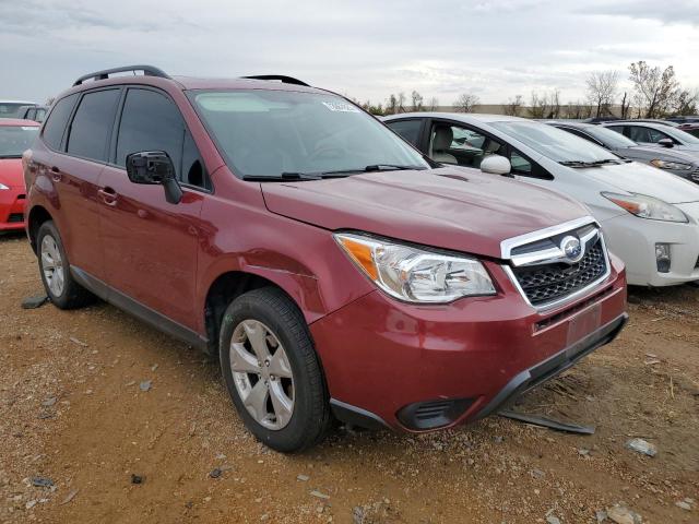 JF2SJADC0FH837052 - 2015 SUBARU FORESTER 2.5I PREMIUM RED photo 4