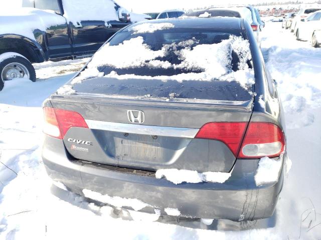 2HGFA1E64AH043250 - 2010 HONDA CIVIC LX-S GRAY photo 6