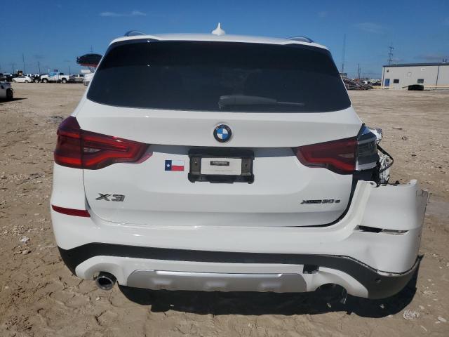 5UXTS1C08L9D40863 - 2020 BMW X3 XDRIVE30E WHITE photo 6
