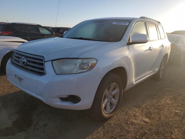 JTEES41A982004347 - 2008 TOYOTA HIGHLANDER WHITE photo 1