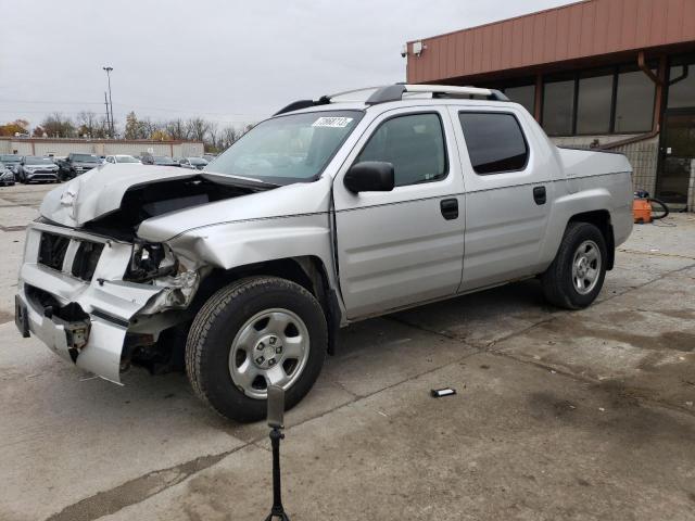 2HJYK16267H519499 - 2007 HONDA RIDGELINE RT SILVER photo 1