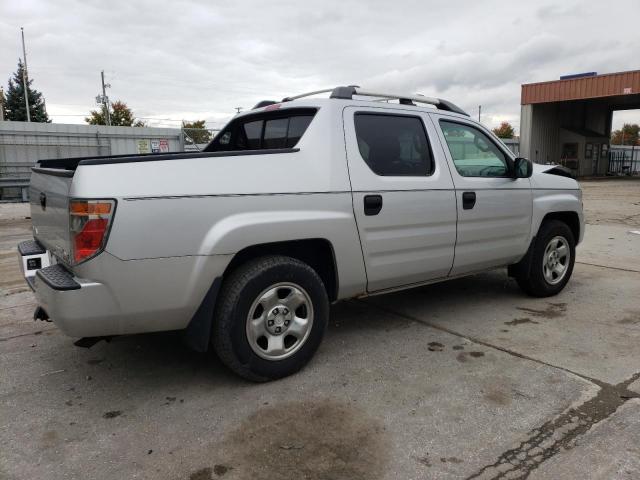 2HJYK16267H519499 - 2007 HONDA RIDGELINE RT SILVER photo 3