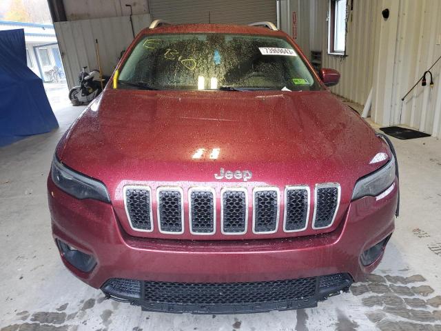 1C4PJMLB8KD163877 - 2019 JEEP CHEROKEE LATITUDE PLUS BURGUNDY photo 5