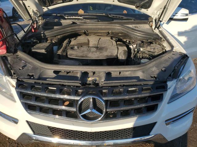 4JGDA5HB1CA086088 - 2012 MERCEDES-BENZ ML 350 4MATIC WHITE photo 12