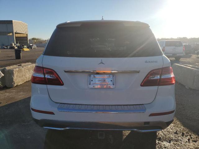 4JGDA5HB1CA086088 - 2012 MERCEDES-BENZ ML 350 4MATIC WHITE photo 6