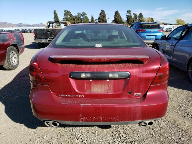 2G2WR524641121367 - 2004 PONTIAC GRAND PRIX GTP Bordo foto 6