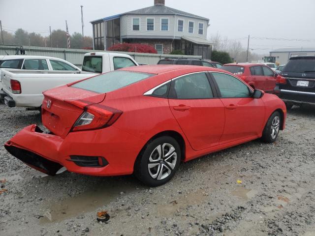 2HGFC2F51JH510257 - 2018 HONDA CIVIC LX RED photo 3