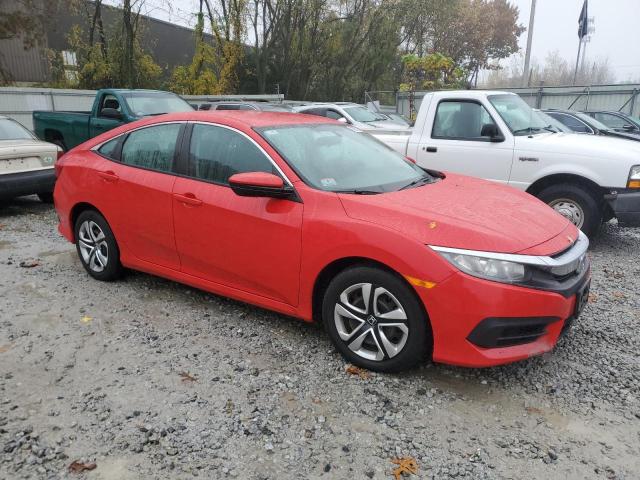 2HGFC2F51JH510257 - 2018 HONDA CIVIC LX RED photo 4