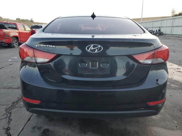 KMHDH4AE5GU575916 - 2016 HYUNDAI ELANTRA SE BLACK photo 6