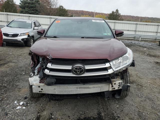 5TDBZRFH4HS360526 - 2017 TOYOTA HIGHLANDER LE BURGUNDY photo 5