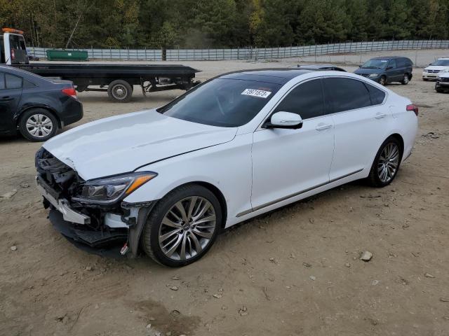 KMHGN4JF8KU286486 - 2019 GENESIS G80 BASE WHITE photo 1