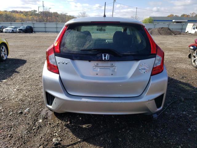 JHMGK5H53GX007465 - 2016 HONDA FIT LX SILVER photo 6