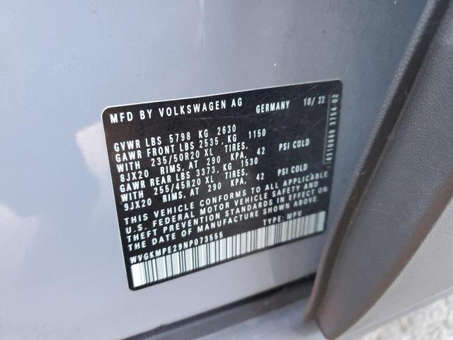 WVGKMPE29NP073555 - 2022 VOLKSWAGEN ID.4 PRO S 灰色 照片 13