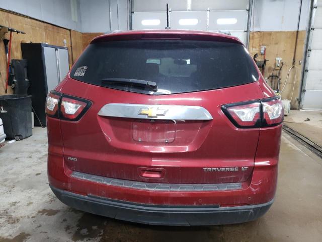 1GNKVHKD8EJ240866 - 2014 CHEVROLET TRAVERSE LT RED photo 6