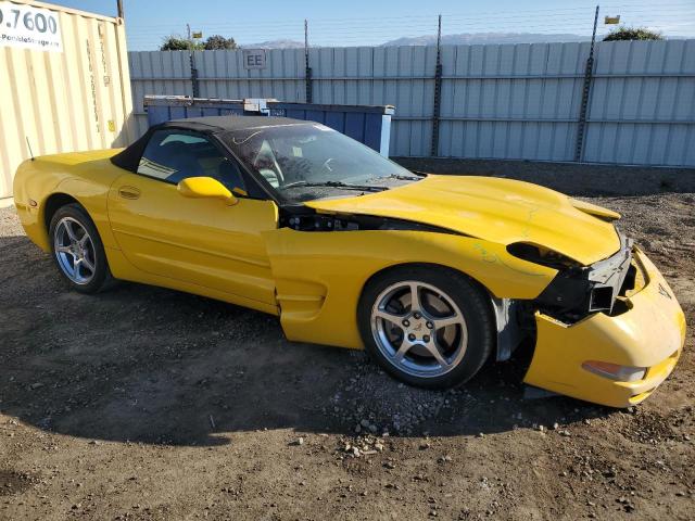 1G1YY32G525119488 - 2002 CHEVROLET CORVETTE YELLOW photo 4