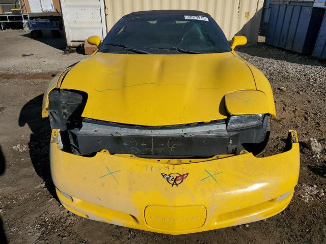 1G1YY32G525119488 - 2002 CHEVROLET CORVETTE YELLOW photo 5