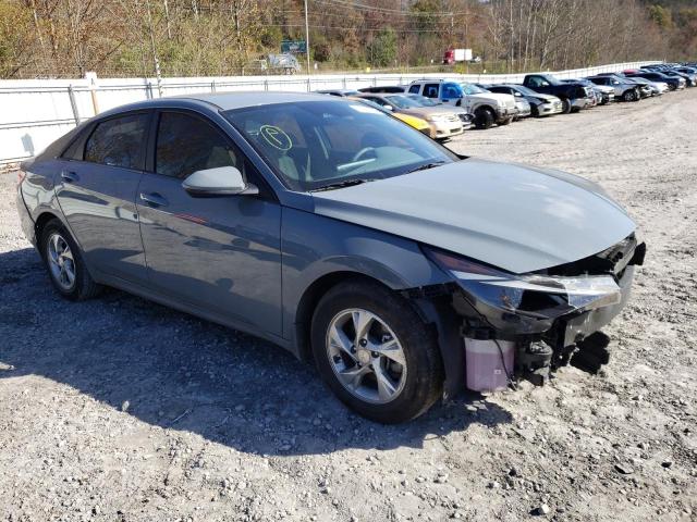 KMHLL4AG8NU307855 - 2022 HYUNDAI ELANTRA SE GRAY photo 4