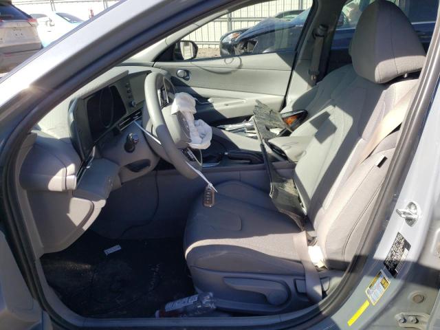 KMHLL4AG8NU307855 - 2022 HYUNDAI ELANTRA SE GRAY photo 7