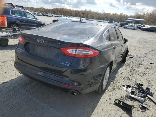 3FA6P0LU0GR389145 - 2016 FORD FUSION SE HYBRID BLACK photo 3