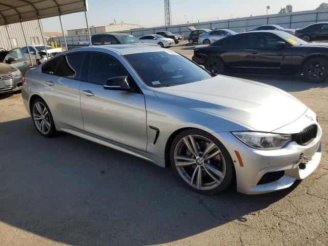 WBA4B1C56FD955067 - 2015 BMW 435 I GRAN COUPE SILVER photo 4