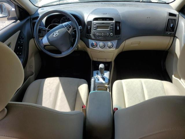 KMHDU4AD6AU090002 - 2010 HYUNDAI ELANTRA BLUE TAN photo 8