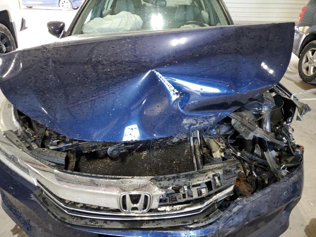 1HGCR2F34GA095197 - 2016 HONDA ACCORD LX BLUE photo 11