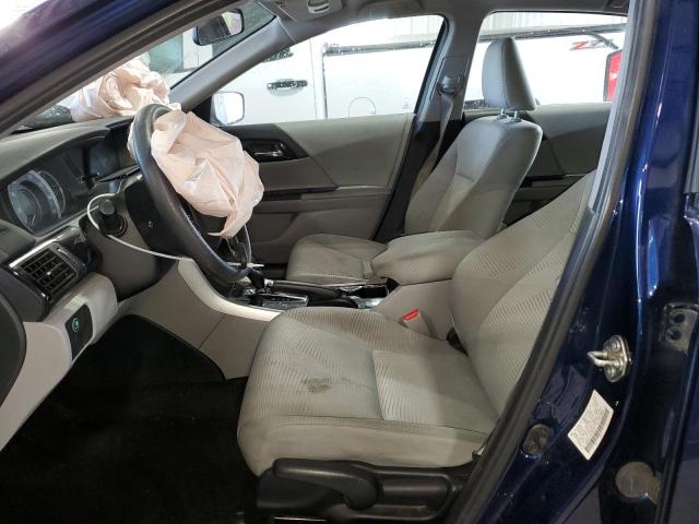 1HGCR2F34GA095197 - 2016 HONDA ACCORD LX BLUE photo 7