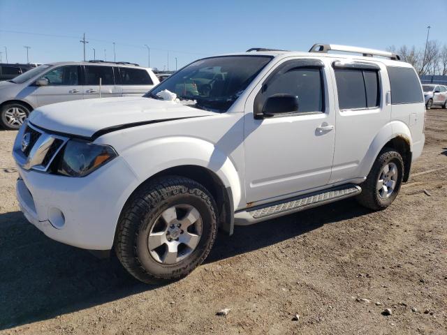 5N1AR18B68C654240 - 2008 NISSAN PATHFINDER S WHITE photo 1