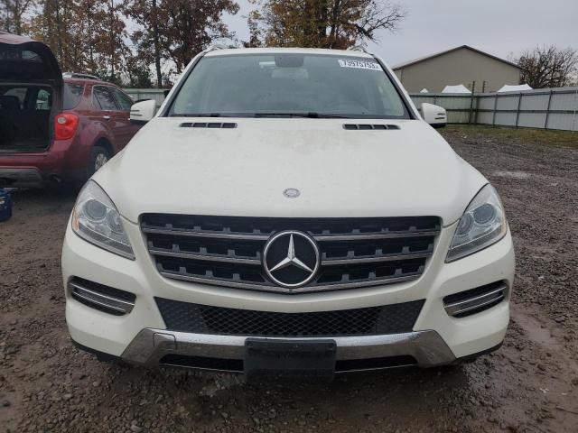 4JGDA5HB7DA221432 - 2013 MERCEDES-BENZ ML 350 4MATIC WHITE photo 5