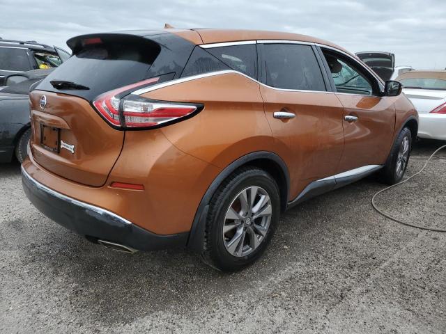 5N1AZ2MG0FN268695 - 2015 NISSAN MURANO S ORANGE photo 3