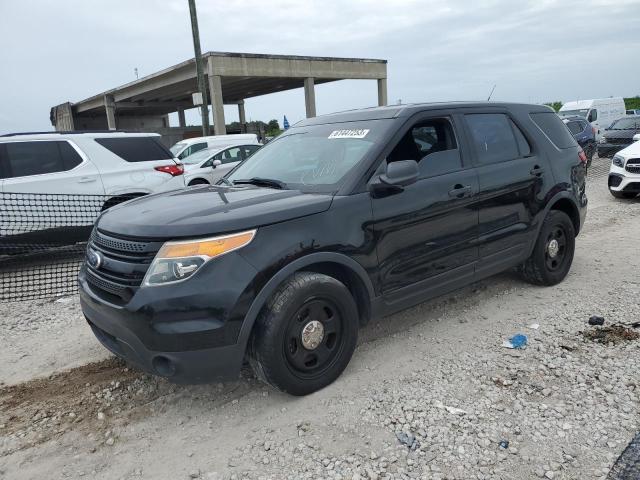 1FM5K8AR6EGB27437 - 2014 FORD EXPLORER POLICE INTERCEPTOR BLACK photo 1