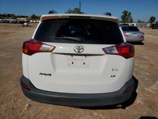 2T3ZFREV4DW054675 - 2013 TOYOTA RAV4 LE WHITE photo 6