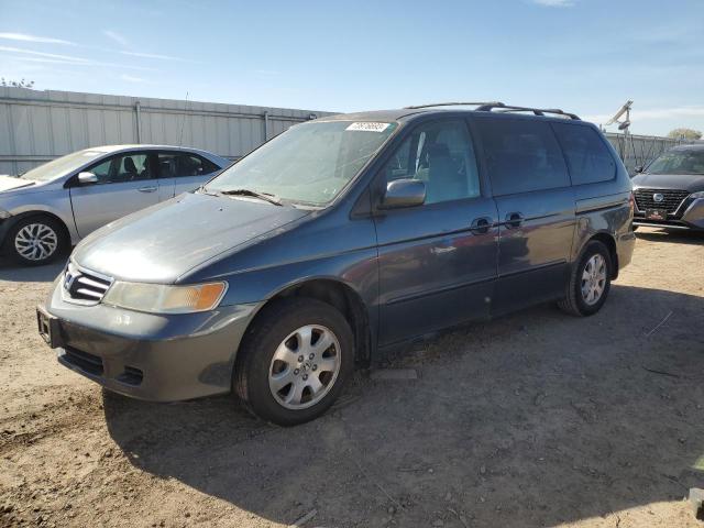 5FNRL18694B062338 - 2004 HONDA ODYSSEY EX BLUE photo 1