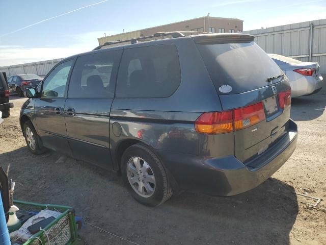 5FNRL18694B062338 - 2004 HONDA ODYSSEY EX BLUE photo 2