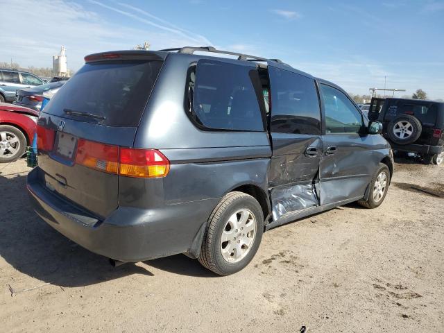 5FNRL18694B062338 - 2004 HONDA ODYSSEY EX BLUE photo 3