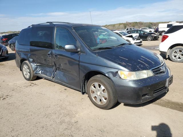 5FNRL18694B062338 - 2004 HONDA ODYSSEY EX BLUE photo 4