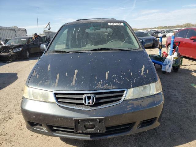 5FNRL18694B062338 - 2004 HONDA ODYSSEY EX BLUE photo 5