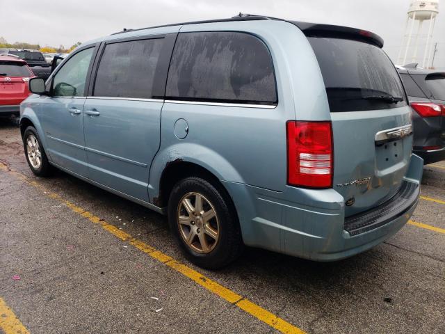 2A8HR54P08R710006 - 2008 CHRYSLER TOWN & COU TOURING BLUE photo 2