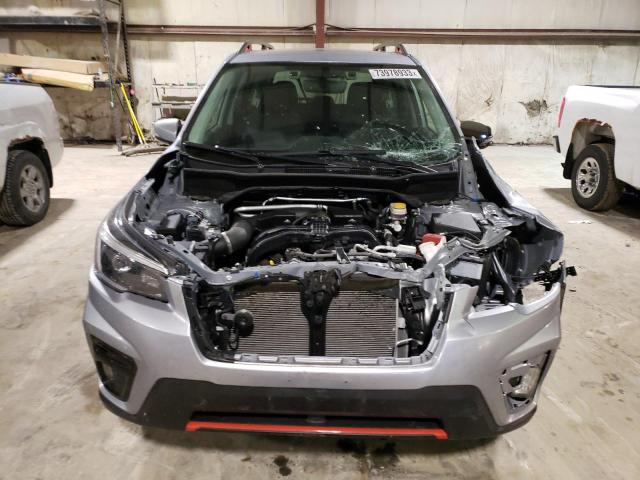 JF2SKARC2MH572654 - 2021 SUBARU FORESTER SPORT SILVER photo 5