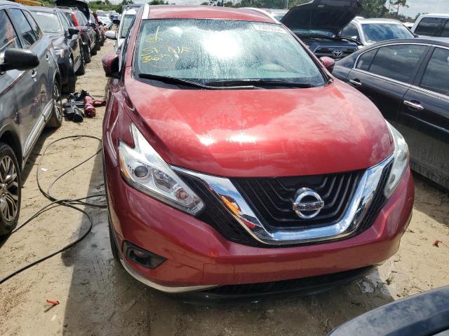 5N1AZ2MG8GN151691 - 2016 NISSAN MURANO S RED photo 5