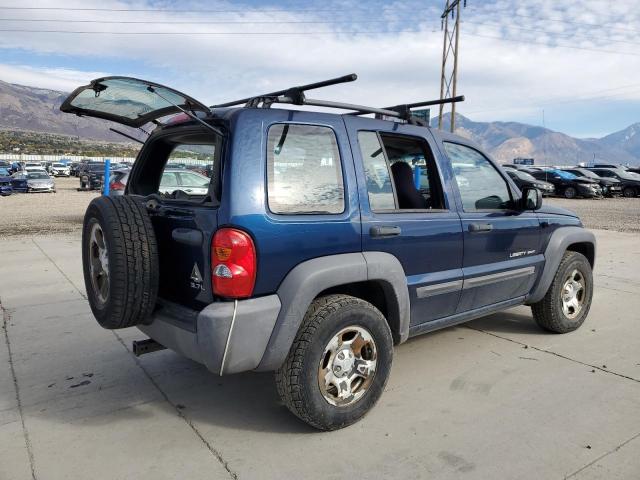 1J4GL48K33W643148 - 2003 JEEP LIBERTY SPORT BLUE photo 3