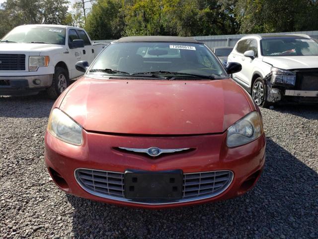 1C3EL75R63N529235 - 2003 CHRYSLER SEBRING GTC RED photo 5