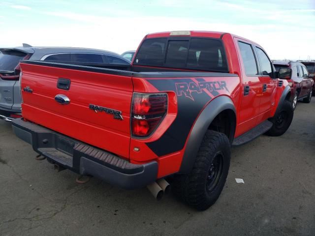 1FTFW1R68CFB94638 - 2012 FORD F150 SVT RAPTOR RED photo 3