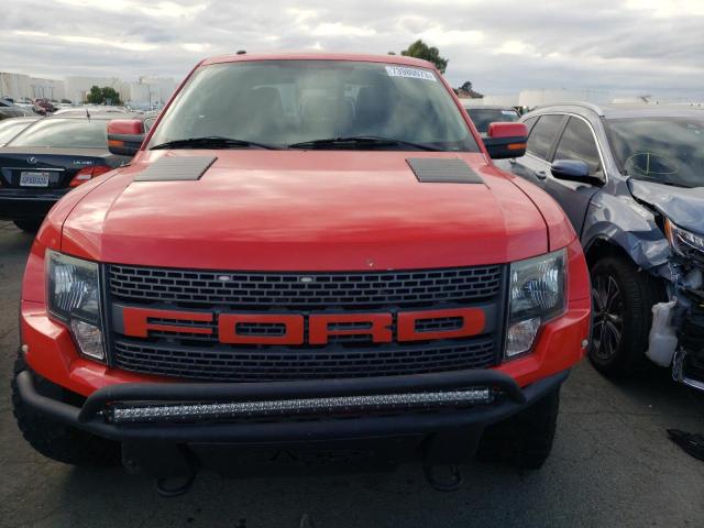 1FTFW1R68CFB94638 - 2012 FORD F150 SVT RAPTOR RED photo 5