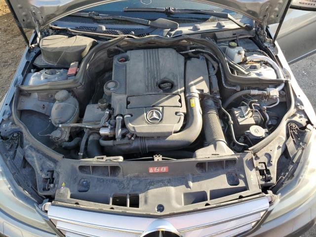 WDDGF4HB5CR234375 - 2012 MERCEDES-BENZ C 250 SILVER photo 11