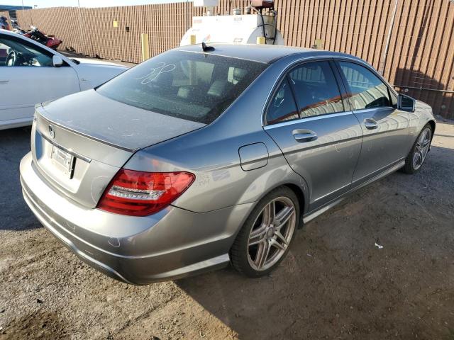 WDDGF4HB5CR234375 - 2012 MERCEDES-BENZ C 250 SILVER photo 3