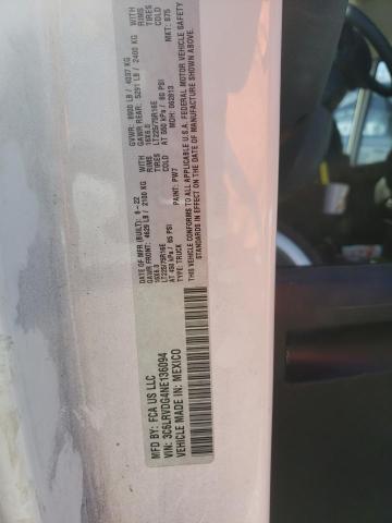 3C6LRVDG4NE136094 - 2022 RAM PROMASTER 2500 HIGH თეთრი ფოტო 14