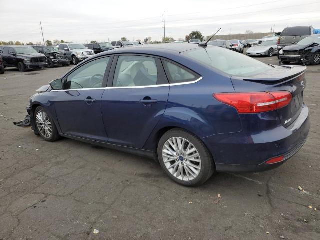 1FADP3J22HL279868 - 2017 FORD FOCUS TITANIUM BLUE photo 2