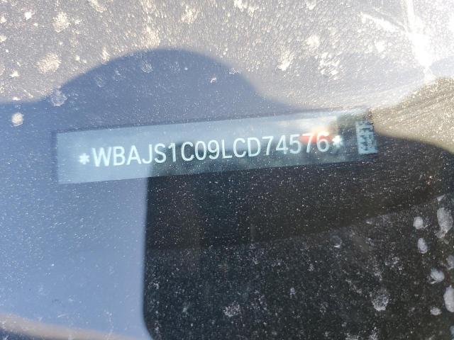 WBAJS1C09LCD74576 - 2020 BMW 540 I BLACK photo 12