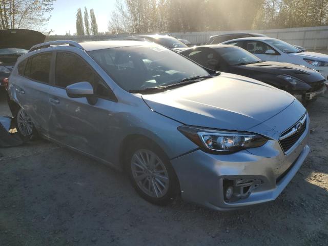 4S3GTAD63J3748476 - 2018 SUBARU IMPREZA PREMIUM PLUS SILVER photo 4